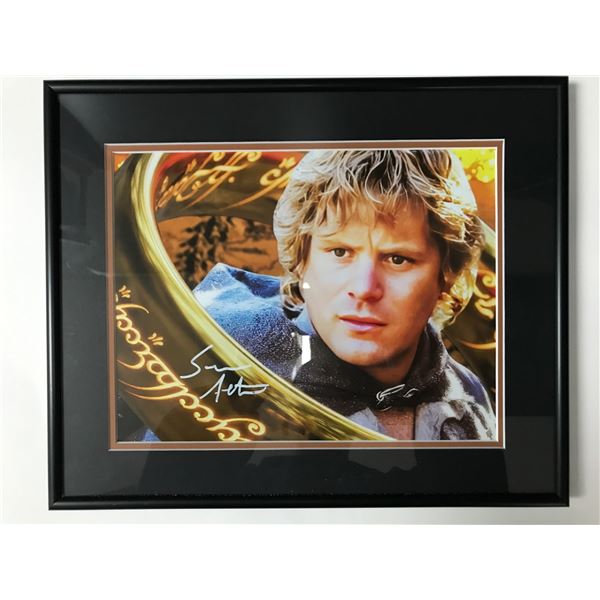 SEAN ASTIN SIGNED AND FRAMED LORD OF THE RINGS 8X10 - WWOC COA