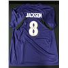 LAMAR JACKSON SIGNED FOOTBALL JERSEY - ACE COA