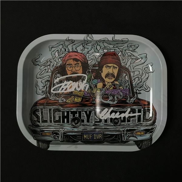 CHEECH AND CHONG SIGNED ASHTRAY - KB COA