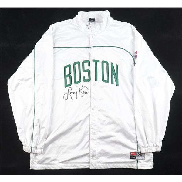 LARRY BIRD SIGNED WARM UP JACKET (BECKETT COA)