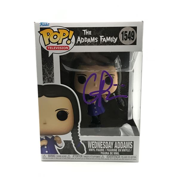 CHRISTINA RICCI SIGNED WEDNESDAY ADDAMS FUNKO POP - WWOC COA