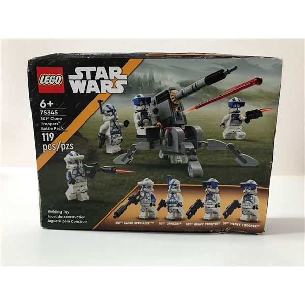 LEGO STAR WARS #75345 501ST CLONE TROOPERS BATTLE PACK - SEALED BOX RETIRED