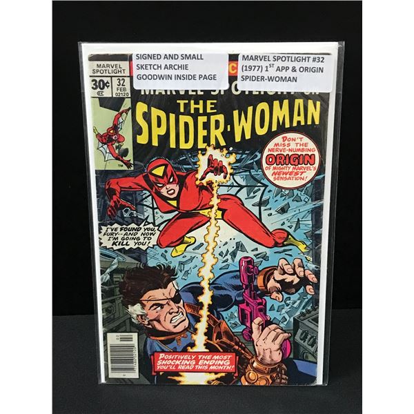 MARVEL SPOTLIGHT #32 1ST APP & SPIDER-WOMAN - MARVEL COMICS