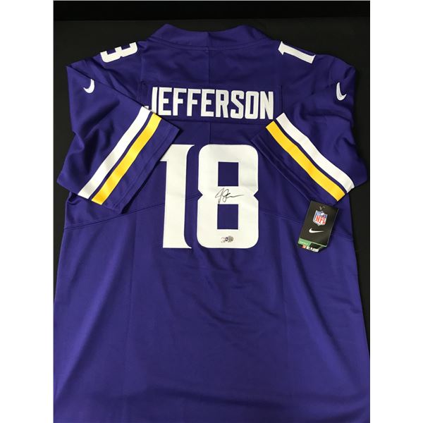 JUSTIN JEFFERSON SIGNED MINNESOTA VIKINGS JERSEY - ACE COA