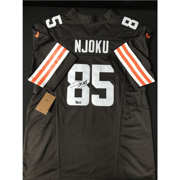 DAVID NJOKU SIGNED CLEVELAND BROWNS SIGNED JERSEY - ACE COA