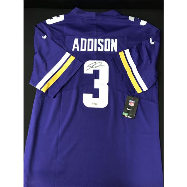 JORDAN ADDISON SIGNED MINNESOTA VIKINGS JERSEY - ACE COA