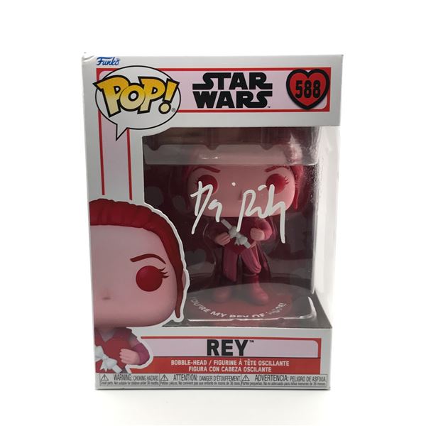 DAISY RIDLEY SIGNED REY FUNKO POP - KB COA