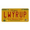 BOB ODENKIRK SIGNED LWYRUP LICENSE PLATE - BECKETT COA