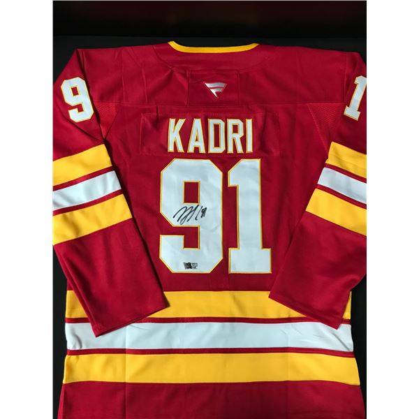 NAZEM KADRI SIGNED CALGARY FLAMES HOCKEY JERSEY - ACE COA