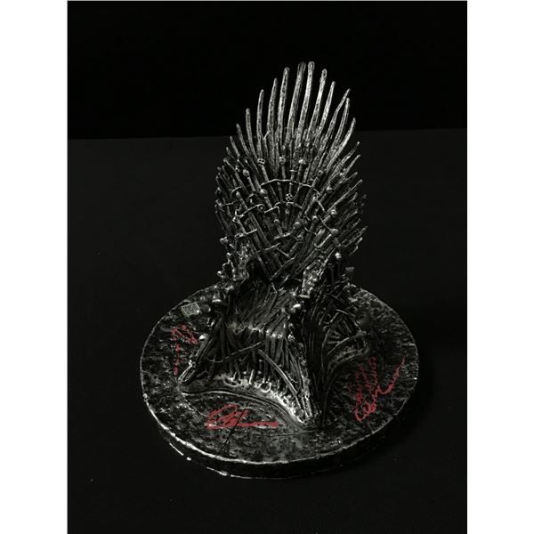 MULTI SIGNED GAME OF THRONES THRONE INCLUDING CLARKE AND DINKLAGE - KB COA
