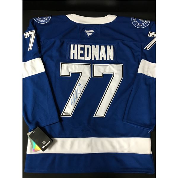 VICTOR HEDMAN SIGNED TAMPA BAY LIGHTENING HOCKEY JERSEY - ACE COA