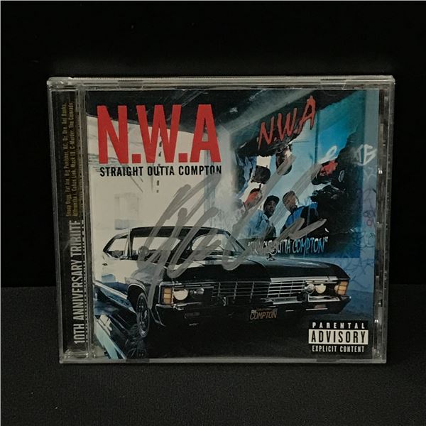 ICE CUBE SIGNED N.W.A CD SLEEVE - ACE COA