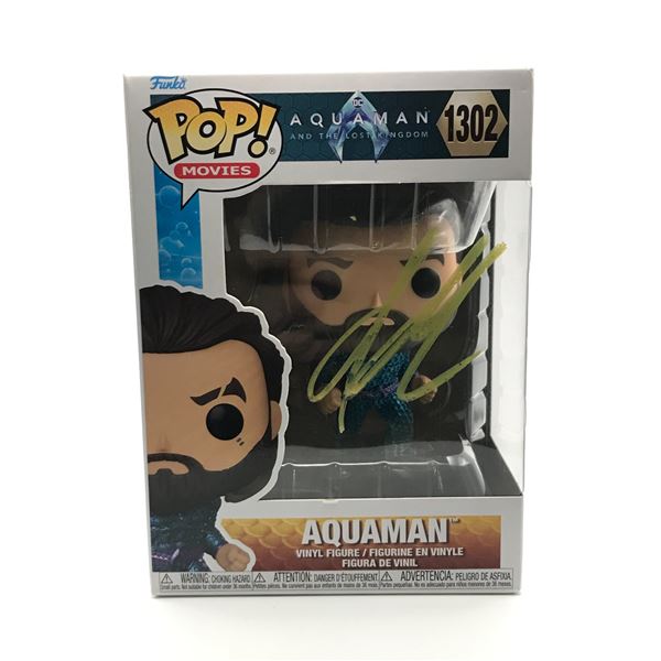 JASON MAMOA SIGNED AQUAMAN FUNKO POP - KB COA