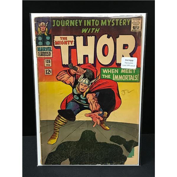JOURNEY INTO MYSTERY WITH THE MIGTHY THOR #125 - MARVEL COMICS
