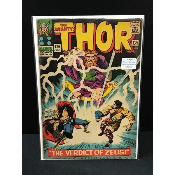 THE MIGHTY THOR #129 LOTS OF FIRST APPEARANCES - MARVEL COMICS
