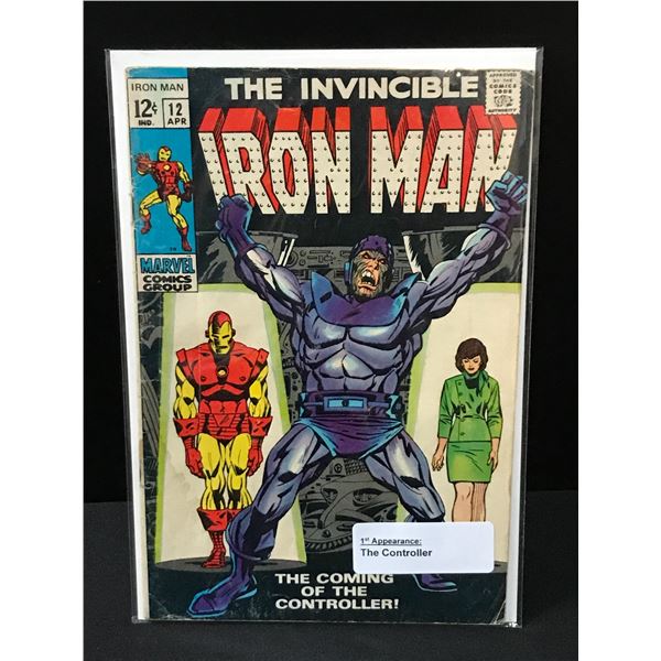 THE INVINCIBLE IRON MAN #12 1ST APPEARANCE OF THE CONTROLLER - MARVEL COMICS