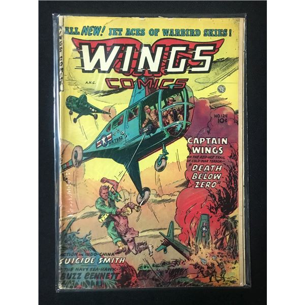 WINGS COMICS #124 - FICTION HOUSE