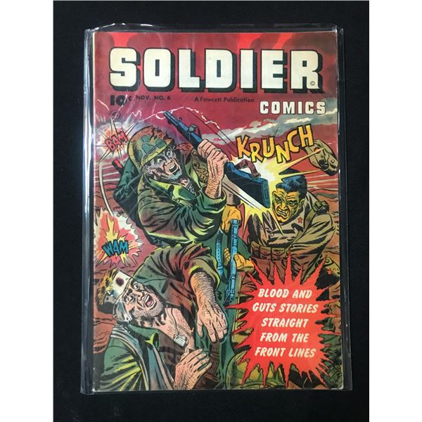 SOLDIER COMICS #6 - A FAWCETT PUBLICATION
