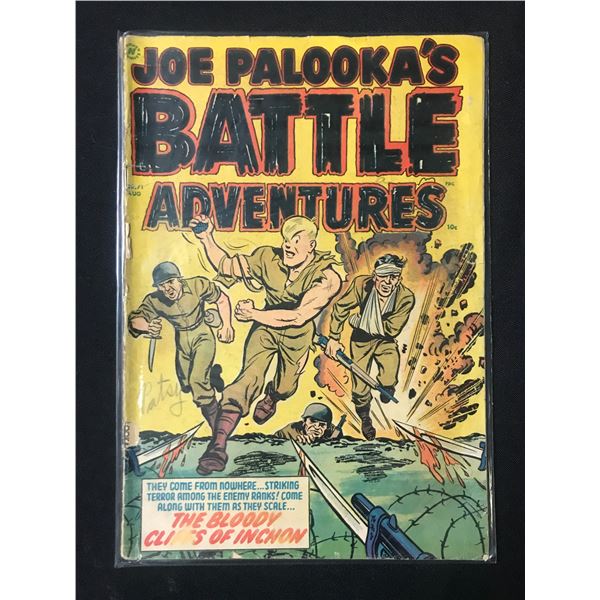 JOE PALOOKA'S BATTLE ADVENTURES #71 - HARVEY COMICS