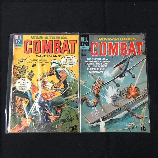 LOT OF 2 WAR STORIES COMICS - DELL COMICS