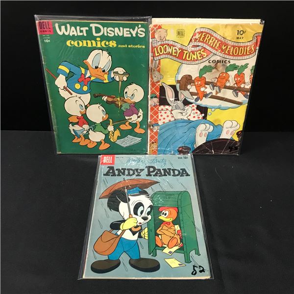 LOT OF 3 DELL COMICS