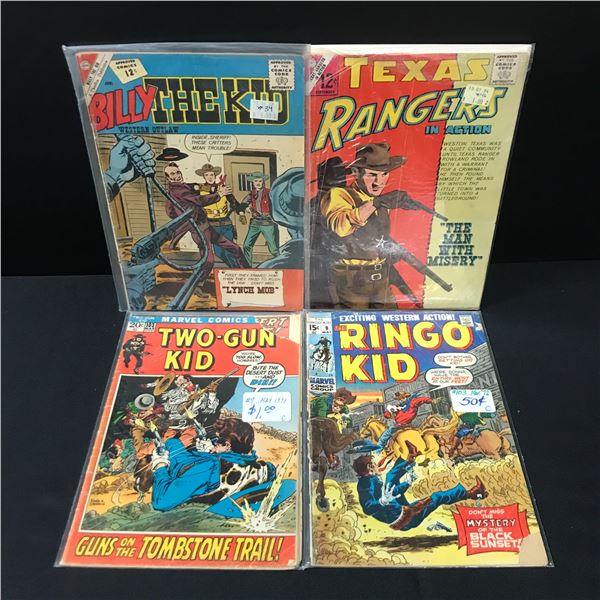 LOT OF 4 WESTERN COMICS - VARIOUS PUBLISHERS