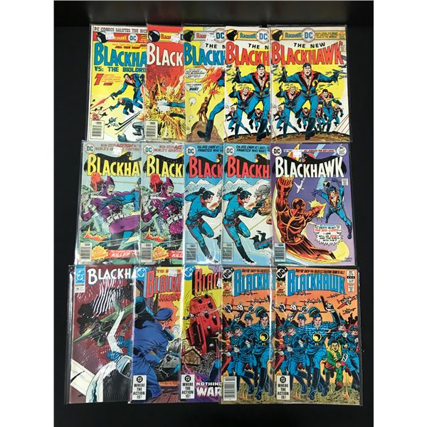 LOT OF 15 BLACKHAWK COMICS - DC COMICS