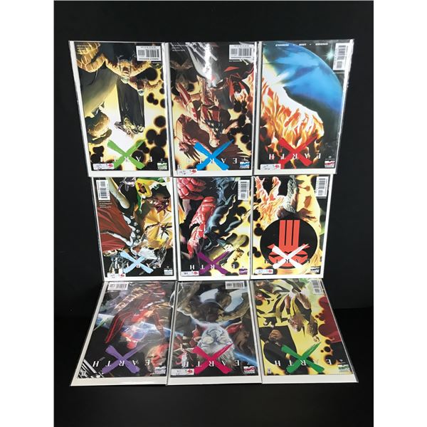 LOT OF 9 EARTH X COMICS - MARVEL COMICS