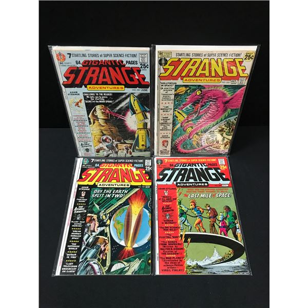 LOT OF 4 STRANGE ADVENTURES COMICS - DC COMICS
