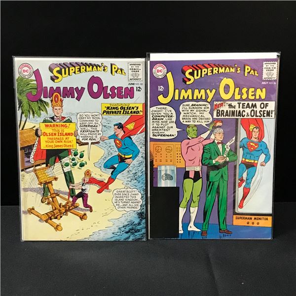 LOT OF 2 SUPERMAN'S PAL JIMMY OLSEN COMICS #85-86 - DC COMICS
