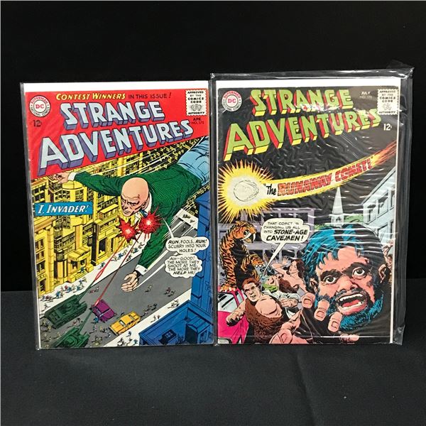 LOT OF 2 STRANGE ADVENTURES COMICS - DC COMICS