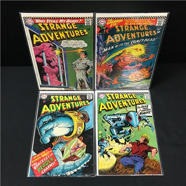 LOT OF 4 STRANGE ADVENTURES COMICS - DC COMICS