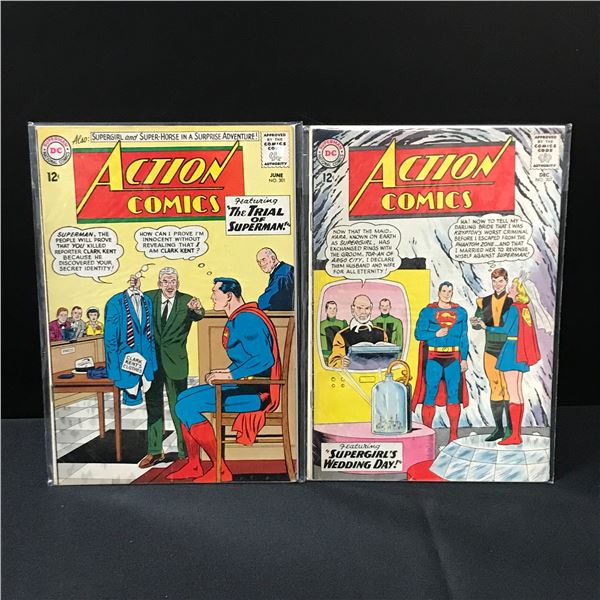 LOT OF 2 ACTION COMICS - DC COMICS