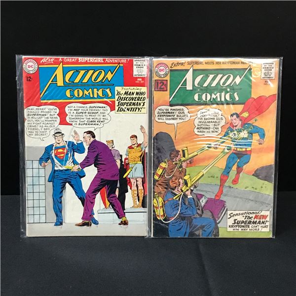 LOT OF 2 ACTION COMICS - DC COMICS