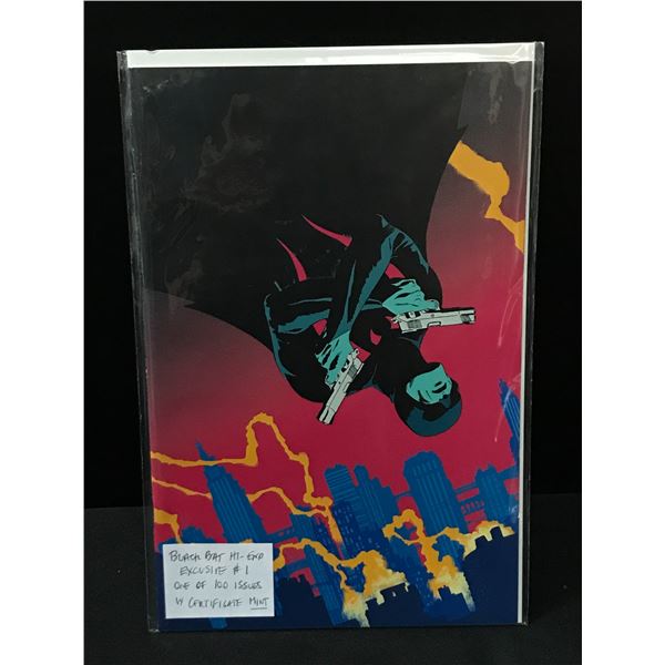 BLACK BAT EXCLUSIVE #1 1 OF ONLY 100 ISSUED WITH CERTIFICATE