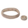 Image 1 : Tiffany & Co. Sterling Somerset Mesh Jewelry