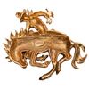 Image 2 : Bob Mackie Cowboy Bucking Bronco Enamel Brooch