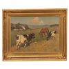 Image 1 : Knud Erik Edsberg - Pastoral Scene Oil on Canvas