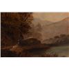 Image 3 : Antique Landscape Oil on Canvas Painting