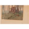 Image 2 : Castor Fay 19th c. Watercolor Forest Scene