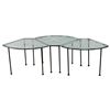 Image 3 : Valerie Maynard - Three Section Iron & Glass Table
