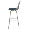Image 15 : Set of Four Eames Plastic Bar Stools