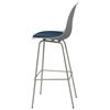 Image 17 : Set of Four Eames Plastic Bar Stools