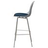 Image 18 : Set of Four Eames Plastic Bar Stools