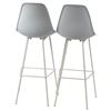 Image 5 : Set of Four Eames Plastic Bar Stools
