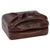 Image 3 : Vintage Handmade Leather Suede Jewelry Trinket Box