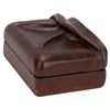 Image 4 : Vintage Handmade Leather Suede Jewelry Trinket Box