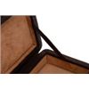 Image 6 : Vintage Handmade Leather Suede Jewelry Trinket Box