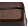 Image 9 : Vintage Handmade Leather Suede Jewelry Trinket Box