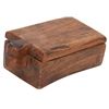 Image 3 : Arts & Crafts Hand-Carved Wood Folk Art Box